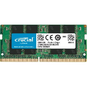 Crucial SO-DIMM 16GB, DDR4-3200, CL22-22-22 um 25,20 € statt 31,46 €