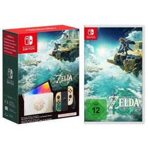 Nintendo Switch OLED Konsolen-Set “The Legend of Zelda TotK Edition + Tears of the Kingdom” um 344,99 € statt 391 €