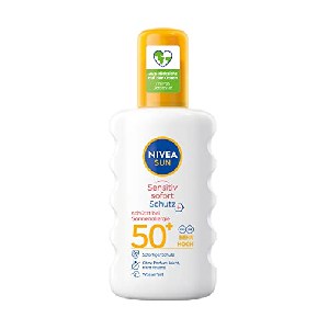 Nivea Sun Sensitive Sonnenallergie Spray LSF50, 200ml um 7,73 € statt 18,95 €