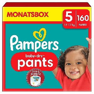 Pampers Baby-Dry pants Gr.5 Einwegwindel, 12-17kg, 160 Stück um 39,15 € statt 44,95 €