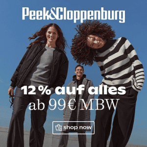Peek & Cloppenburg – 12% Rabatt auf ALLES in der Hamster Woche!
