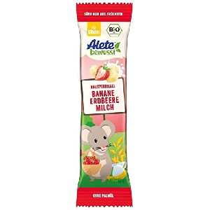 Alete Bio Knusperriegel Banane Erdbeere Milch 25g um 0,41 € statt 0,79 €