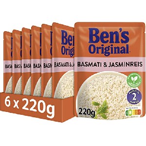 Ben’s Original Express Reis Basmati-und Jasminreis (6 x 220g) um 8,53 € statt 13,13 €