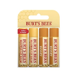 Burt’s Bees 100 % natürlicher, feuchtigkeitsspendender Lippenbalsam, 4er-Pack um 6,77 € statt 11,55 €