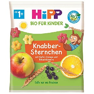HiPP Bio für Kinder Knabber-Sternchen mit Apfel, Orange und Johannisbeere 30g um 0,77 € statt 1,15 €
