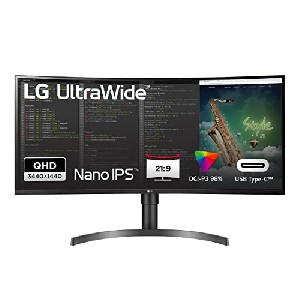 LG UltraWide 35WN75CP-B 35″ Curved QHD Monitor um 311,59 € statt 399 €