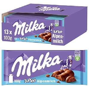 13x Milka Luflée Tafel Schokoladentafel 100g um 10,91 € statt 15,47 €