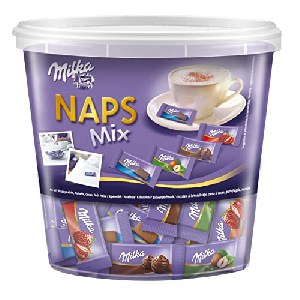 Milka Naps Mix Dose 1kg um 12,75 € statt 18,45 €
