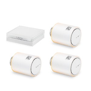 Netatmo Heizkörperthermostat Starter Set mit 3 Thermostaten um 154,95 € statt 240,87 €