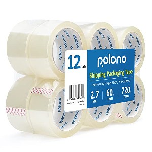 POLONO Paketklebeband 48mm×60m 12 Rollen um 12,90 € statt 21,89 €