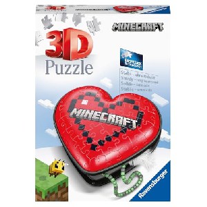 Ravensburger “Herzschatulle Minecraft” 3D-Puzzle (54 Teile) um 6,96 € statt 12,71 €