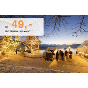 Wörthersee Winterzauber – 1 Nacht inkl. Frühstück, Snack & Wörthersee Plus Card ab nur 49 €