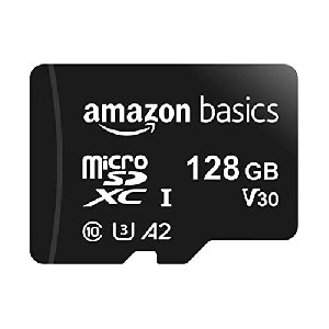 Amazon Basics – MicroSDXC-Speicherkarte 128GB mit SD-Adapter um 9,07 € statt 11,53 €