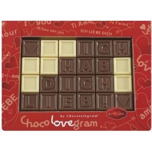 Chocotelegram (personalisiert Wünsche aus Schokolade) – 50€ Gutschein um 37,50€ kaufen & 5€ Extra-Rabatt