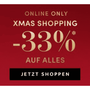 Marionnaud XMAS Shopping – 33% Rabatt auf alles + gratis Expressversand