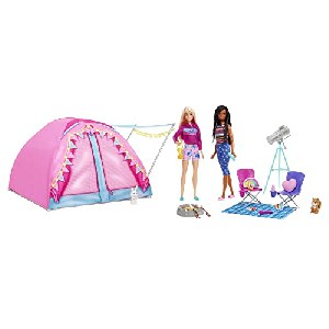 Mattel Barbie Abenteuer zu zweit Camping-Spielset mit Zelt um 30,24 € statt 39,35 €