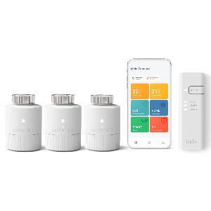 tado° BASIC Smartes Heizkörper-Thermostat Starter Kit V3+ mit 3 Thermostaten & Bridge um 139,95 € statt 220,84 €