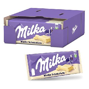 22x Milka Weiße Schokolade 100g um 16,07 € statt 23,98 €