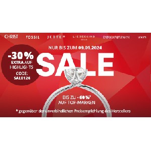 CHRIST Sale Special: 30% Extra-Rabatt auf ausgewählte Sale-Produkte
