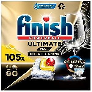 Finish Ultimate Plus Infinity Shine Citrus Spülmaschinentabs – 105 Stück um 16,83 € statt 25,26 €