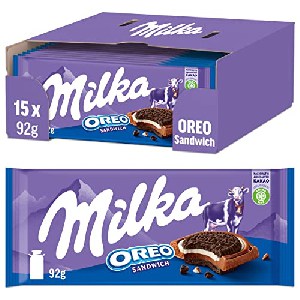 Milka OREO Sandwich Tafelschokolade 15 x 92g um 12,51 € statt 19,94 €