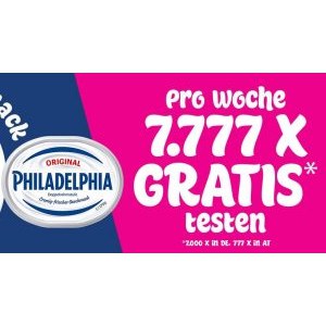 Philadelphia GRATIS testen (bis zu 2,89€ sparen)