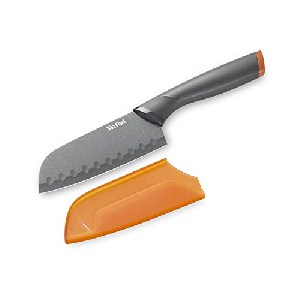 Tefal Fresh Kitchen K12201 Santoku-Messer 12 cm, anthrazit/orange um 11,22 € statt 15,65 €
