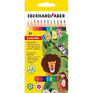 Eberhard Faber 514812 – Colori Buntstifte, 12 Farben um 1,52 € statt 1,92 €