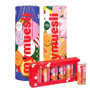 mymuesli BIO Winter-Mix (Choco Crunchy 575g + Cookie Granola 575g + 6er Mini-Müsli Geschenk-Box) um 20,55 € statt 31,55 €
