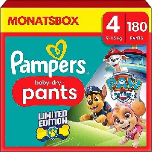 Pampers Baby-Dry pants Paw Patrol Einwegwindel Monatsbox ab 43,09 € statt 59,90 €
