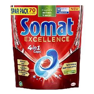 Somat Excellence 4in1 Spülmaschinentabs (70 Caps) um 11,06 € statt 14,99 €