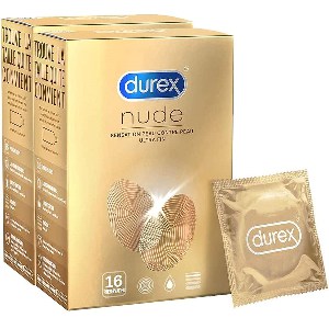 2x Durex Nude ultradünn Kopndome, 16 Stück um 11,40 € statt 15,11 €
