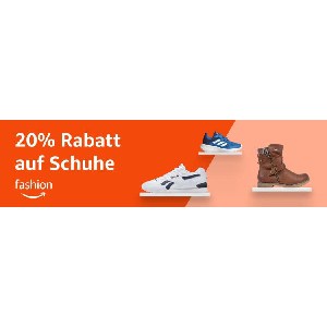 Amazon – 20% Rabatt auf Schuhe