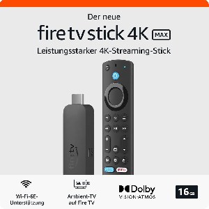 Amazon Fire TV Stick 4K Max (2. Gen.) um 45,37 € statt 80,66 €