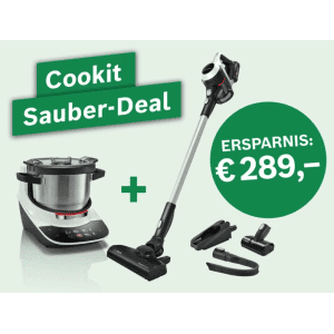 Bosch Cookit Küchenmaschine + Unlimited 6 BKS611MTB Staubsauger um 1399 € statt 1661 €