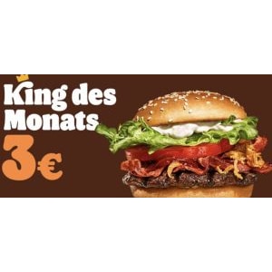 Burger King – King des Monats März: Steakhouse jr. um 3 €