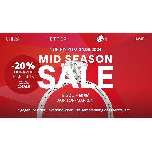 CHRIST Sale Special: 20% Extra-Rabatt auf ausgewählte Sale-Produkte