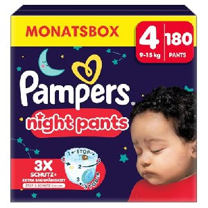 Pampers Night Pants (Größe 4 / 5 / 6) ab 31,83 € statt 60,98 €