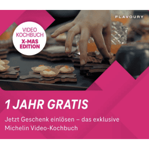 Flavoury Michelin Video-Kochbuch X-Mas Edition 1 Jahr gratis für Magenta Kunden