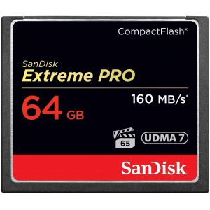 SanDisk Extreme Pro CompactFlash 64GB Speicherkarte um 48,99 €