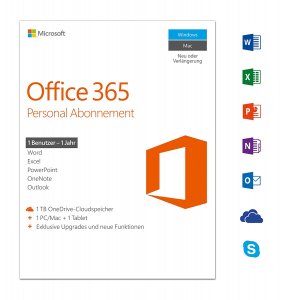 Microsoft Office 365 Personal 1 User um 39 € statt 46,28 €