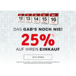 XXXLutz – 25 % Rabatt auf euren Einkauf (bis 25. März)