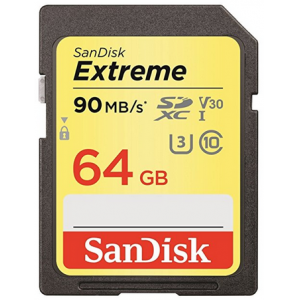SanDisk Extreme 64 GB SDXC Speicherkarte um 9,07 € statt 17,98 €