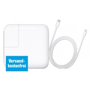 Apple USB-C Power Adapter Netzteil (für Macbook) + Apple Lightning/USB-C Adapterkabel inkl. Versand um 25 € statt 86,60 €