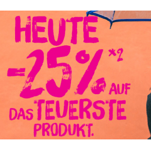 Bipa Online: 25% Rabatt auf das teuerste Produkt & gratis Versand