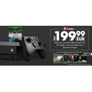 Gamestop Trade-in – Xbox One X Bundles für alte Konsolen eintauschen