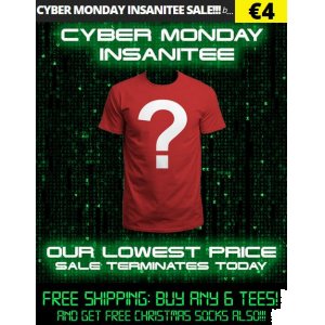 Qwertee Cyber Monday – T-Shirts um 4 € & gratis Versand ab 6 Shirts