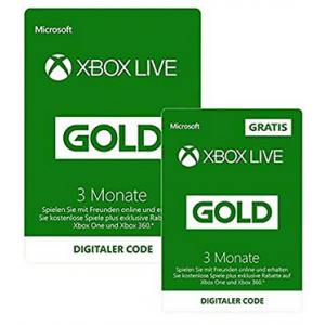 Xbox Live Gold 6 Monate um 19,99 € statt 36,28 €
