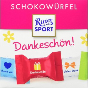 4x Ritter Sport Schokowürfel “Dankeschön” 176 g um 5,73 € statt 13,96 €