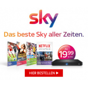 Sky Web Special ab 19,99 € bzw. 34,99 € statt 79,99 € pro Monat!
